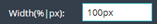 2. Configure UI Element Width
