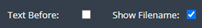 2. Default Filename Configuration