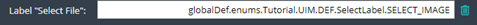 3. Map "Select File"