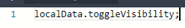 3. Enter Visibility Script