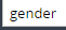 3. Search for Enum "Gender"