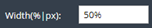 1. Configure Element Width