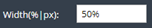 1. Configure Element Width