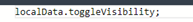 3. Enter Visibility Script