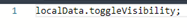 3. Enter Visibility Script