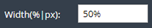 1. Configure Element Width