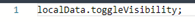 3. Enter Visibility Script
