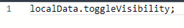 3. Enter Visibility Script