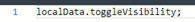 3. Enter Visibility Script