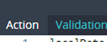 3. Enter Action & Validation Script