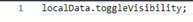 3. Enter Visibility Script