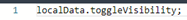 3. Enter Visibility Script