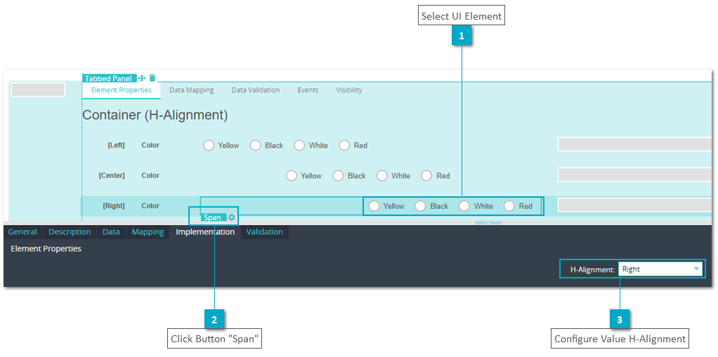 UI Element - RadioButtonGroup
