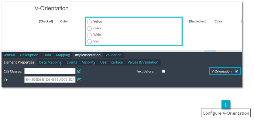 UI Element - RadioButtonGroup