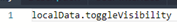 3. Enter Visibility Script