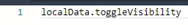 3. Enter Visibility Script