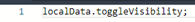 3. Enter Visibility Script