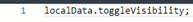 3. Enter Visibility Script