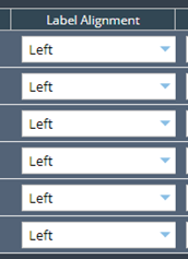 1. Configure Label Alignment