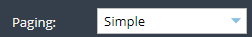 1. Select Paging Type