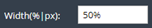 1. Configure Element Width