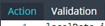 3. Enter Action & Validation Script