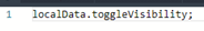 3. Enter Visibility Script