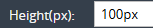 2. Configure Element Height