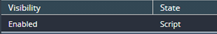 2. Select "Enabled" and State "Script"