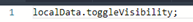 3. Enter Visibility Script