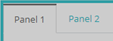 1. Select Tabbed Panel