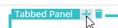 1. Select Tabbed Panel