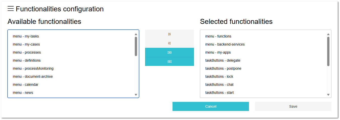 User Portal Domain Administration - User Roles