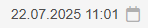 3. Displays Update Date