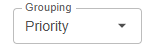 2. Select Groupping option